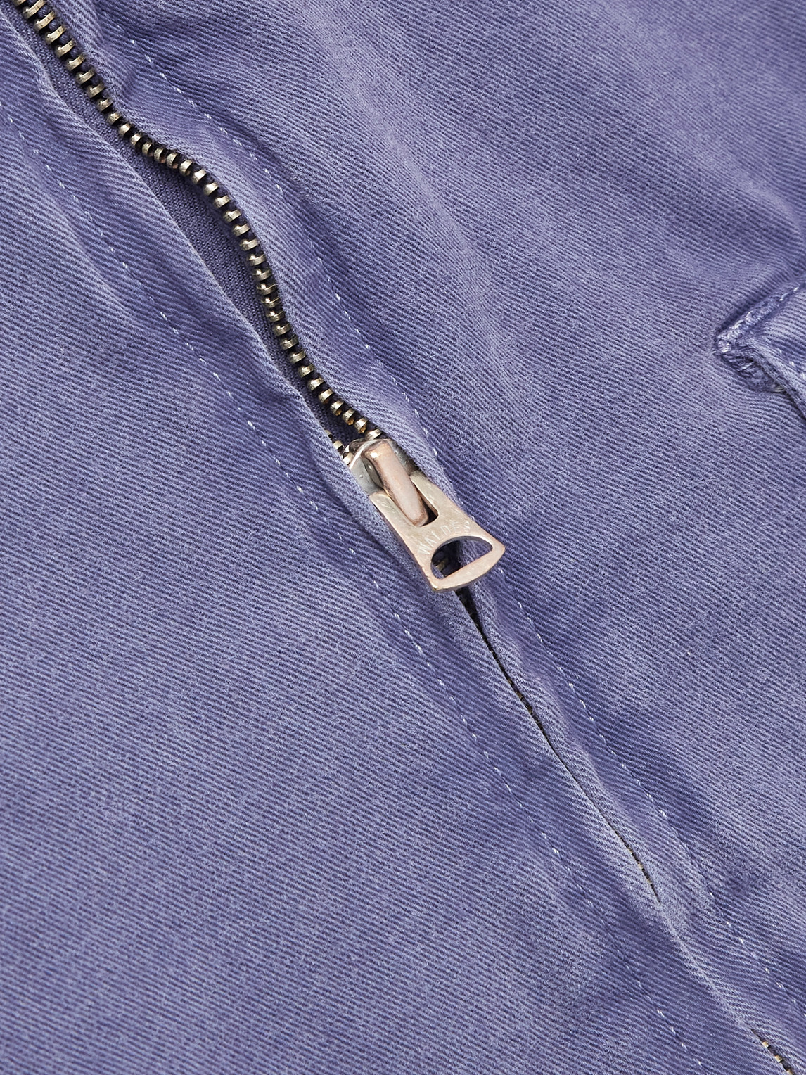Remi Relief Cotton-twill Blouson Jacket In Blue