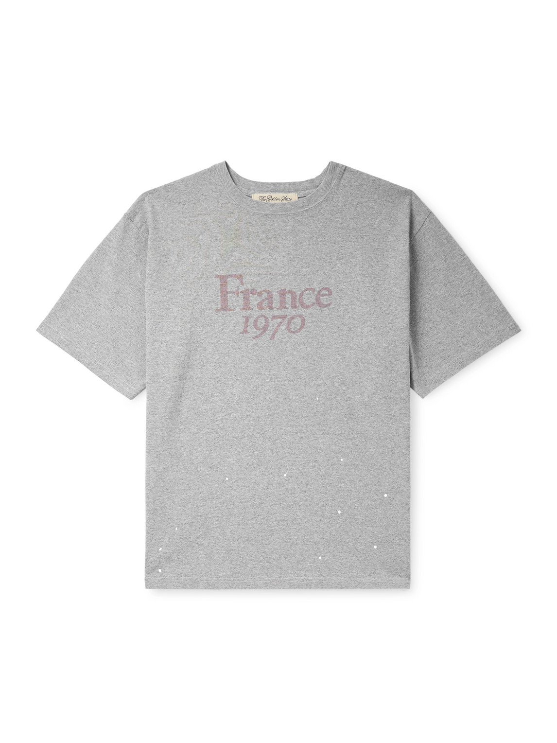 Paint-Splattered Printed Cotton-Jersey T-Shirt
