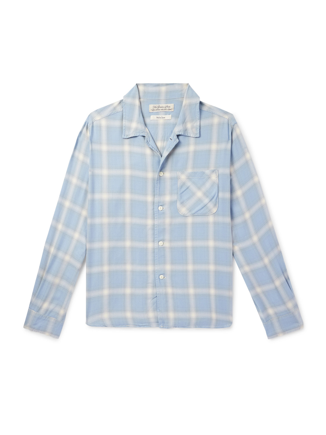 Remi Relief Convertible-collar Checked Flannel Shirt