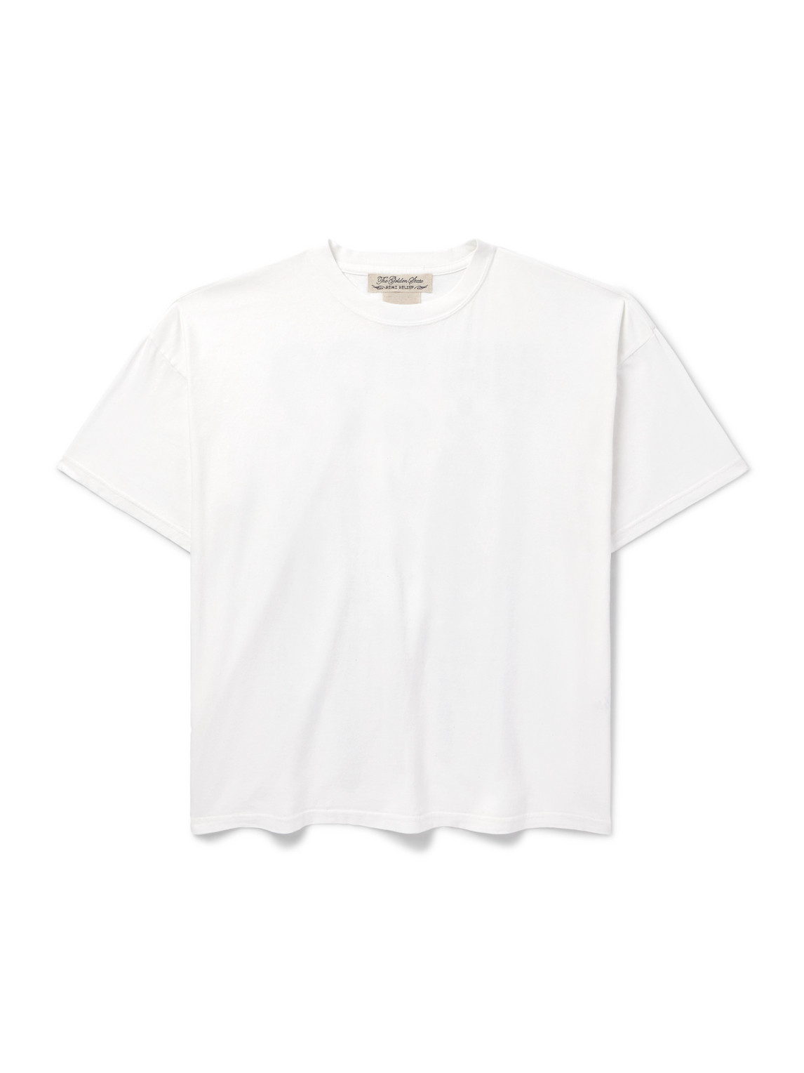 Belts Printed Cotton-Jersey T-Shirt
