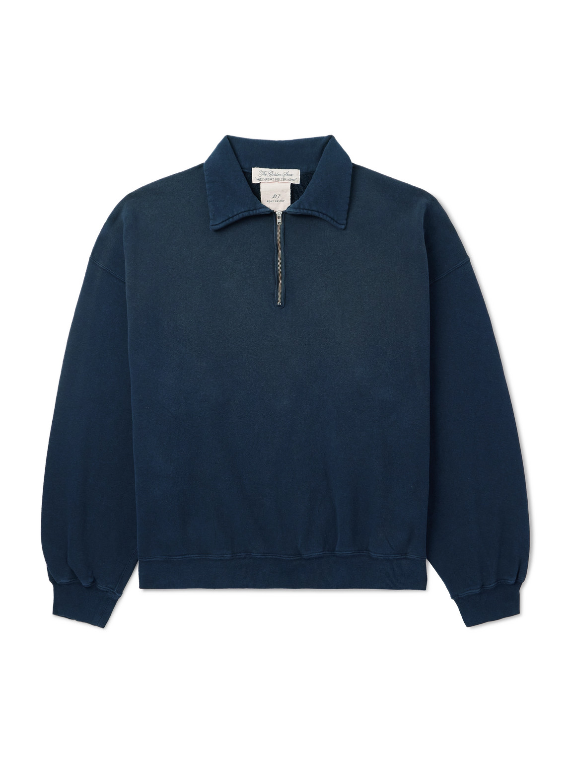 Cotton-Jersey Half-Zip Sweatshirt