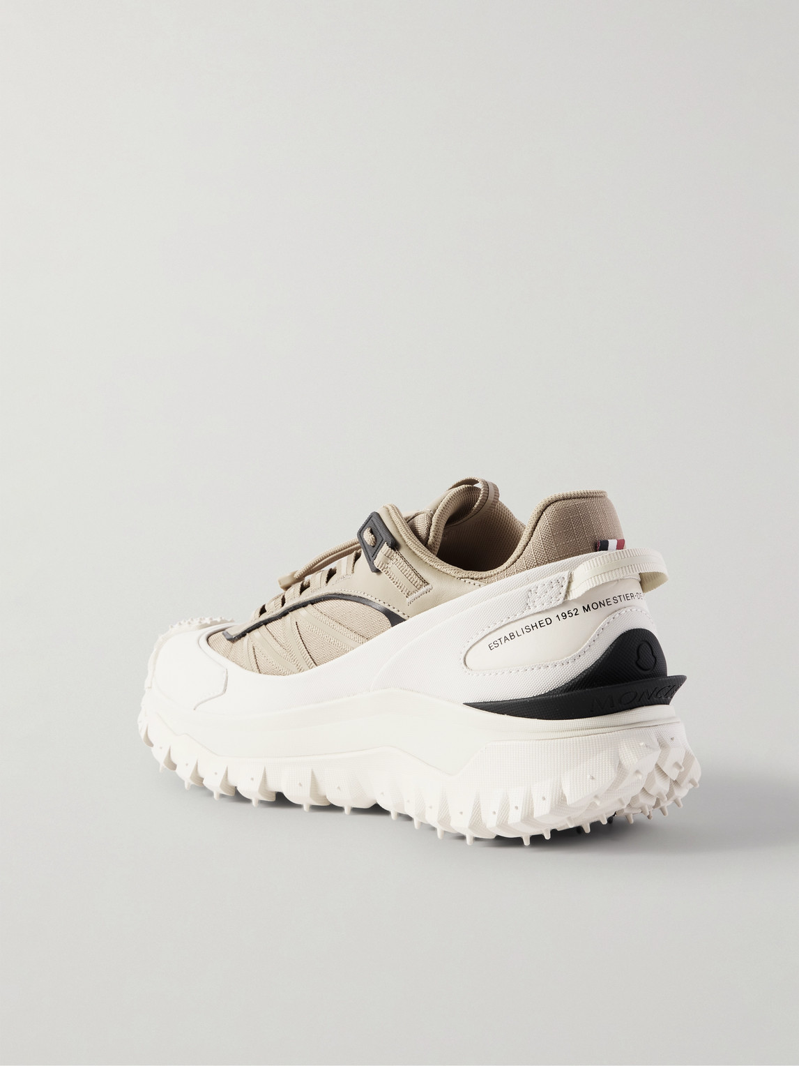 Moncler Trailgrip Gtx Leather-trimmed Ripstop And Rubber Sneakers In Multi