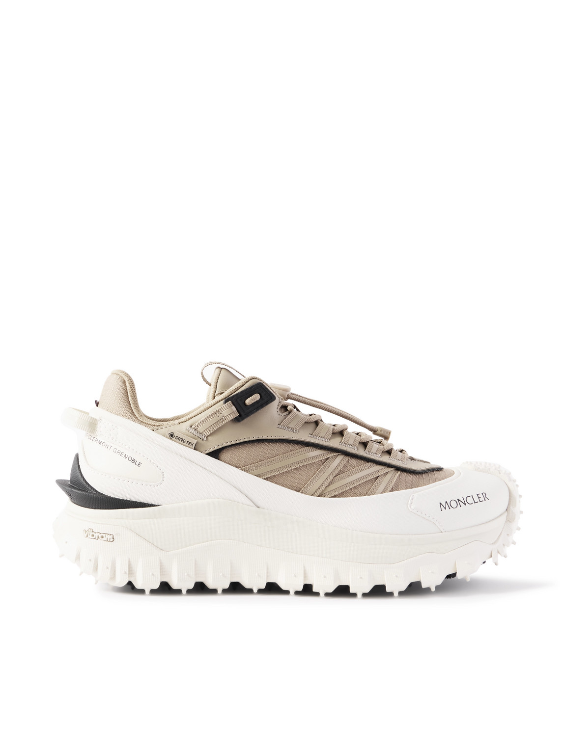 Moncler Trailgrip Gtx Leather-trimmed Ripstop And Rubber Sneakers In Multi