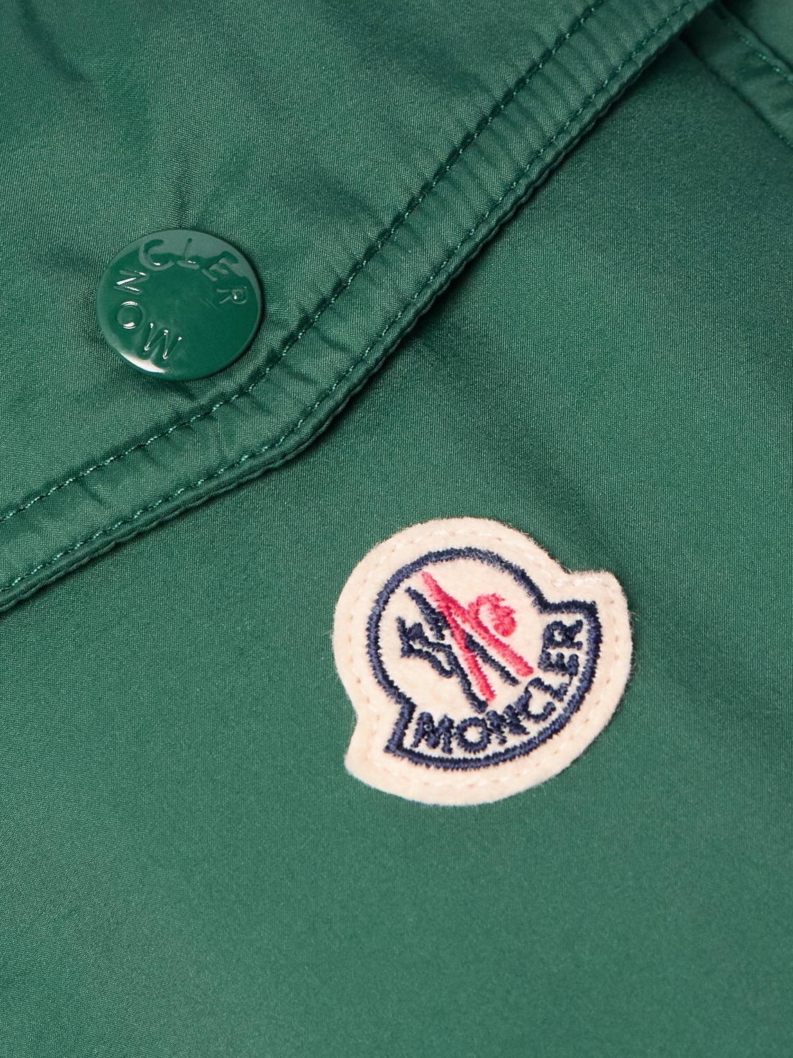 Moncler Monteynard Logo-appliquéd Nylon Hooded Down Jacket In Green