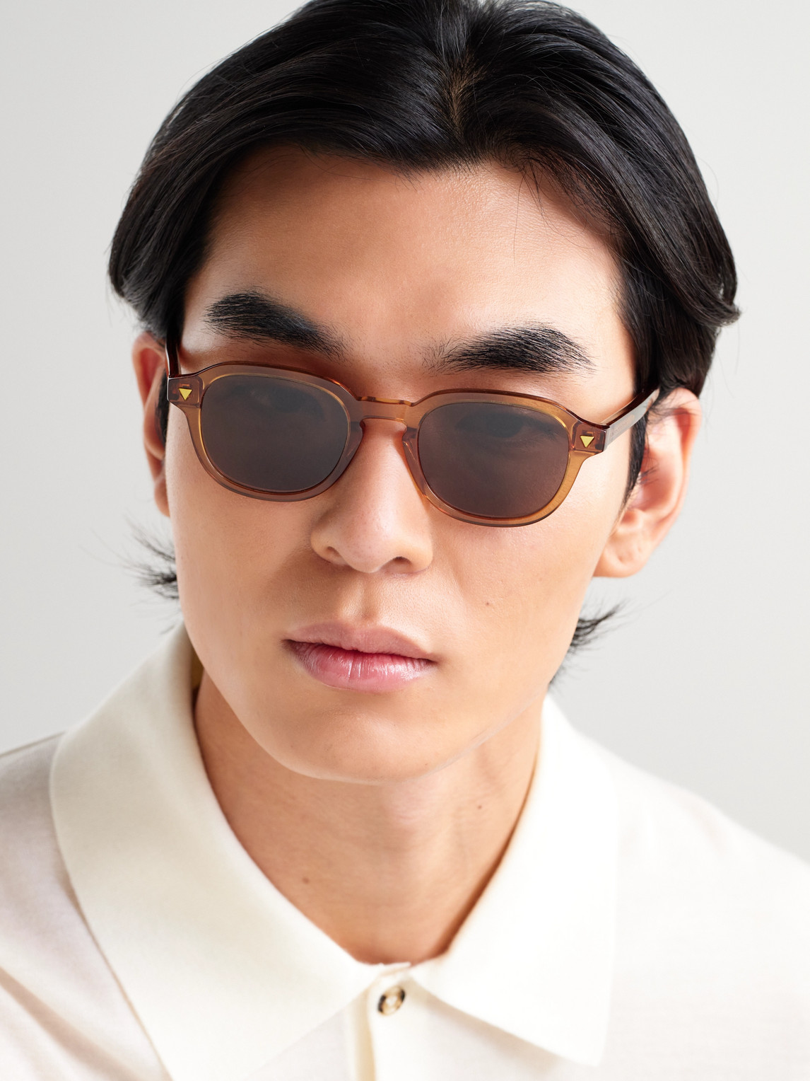 Round-Frame Recycled-Acetate Sunglasses — 2
