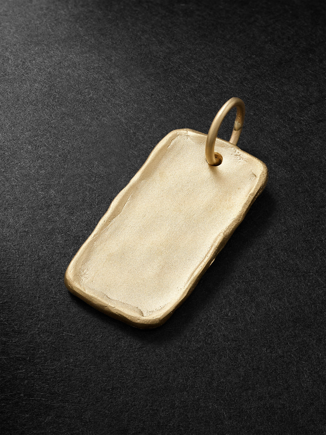 Jacquie Aiche Textured 14-karat Gold Pendant