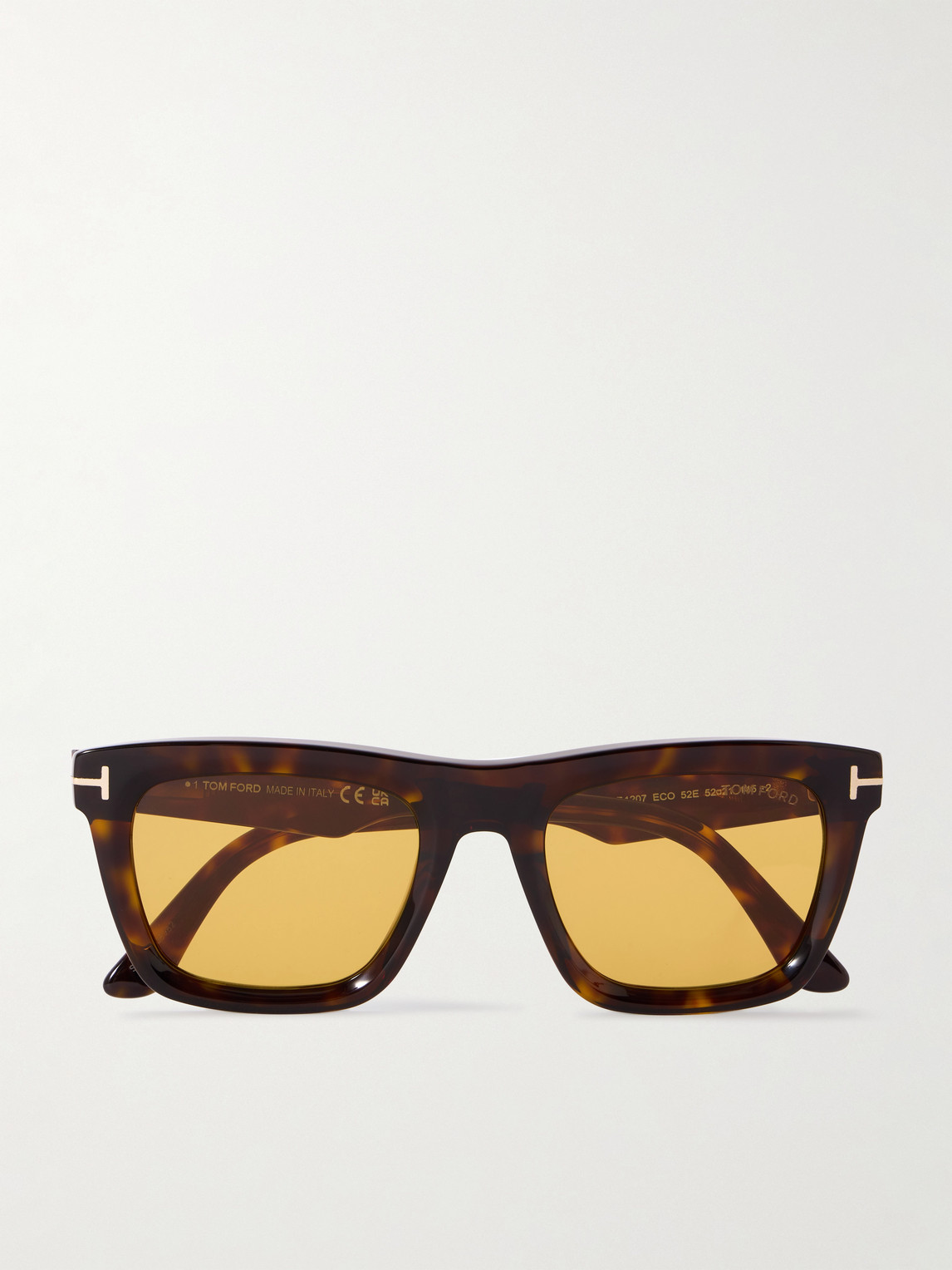 Tom Ford Lelio Square-Frame Tortoiseshell Acetate Sunglasses - Men