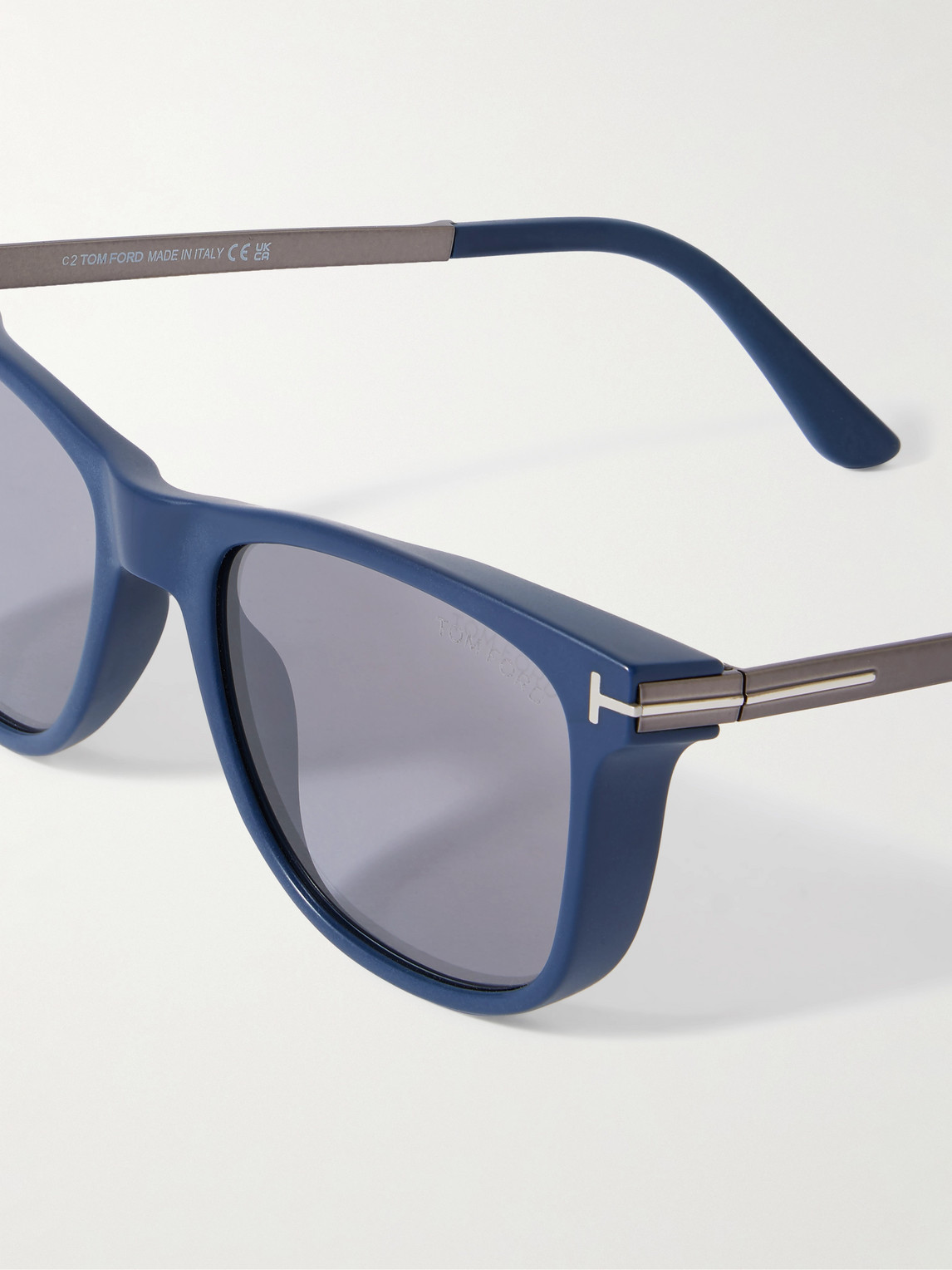 Tom Ford Sinatra Square-frame Acetate Sunglasses In Blue