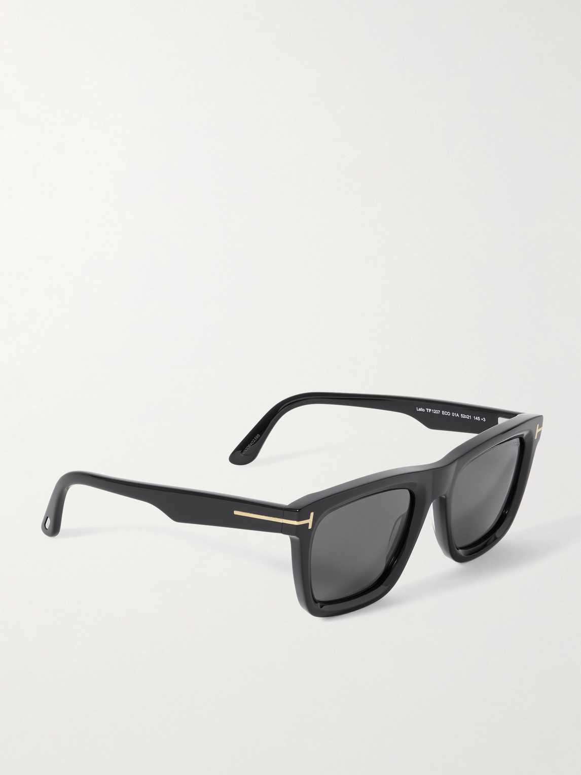 Tom Ford Lelio Square-frame Acetate Sunglasses In Black