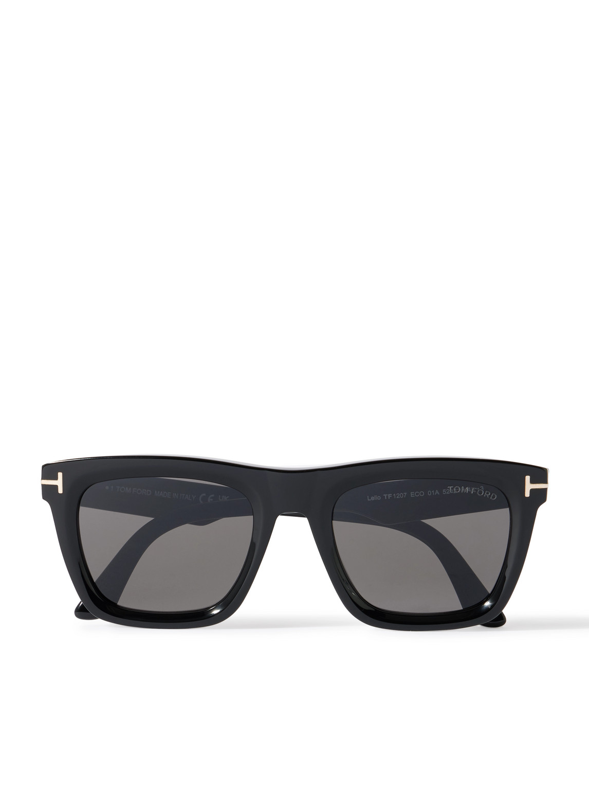 Tom Ford Lelio Square-frame Acetate Sunglasses In Black