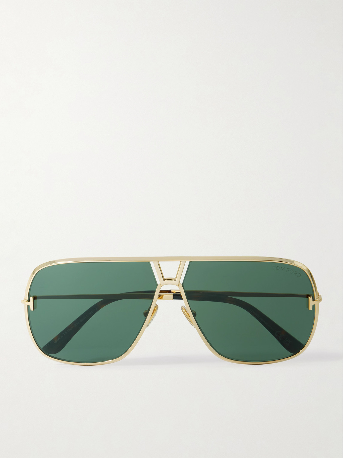 Tom Ford Stavros Aviator-Style Gold-Tone Sunglasses - Men