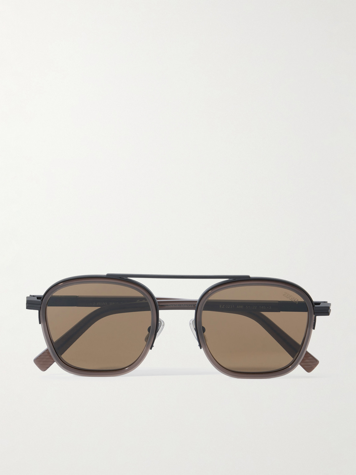 Zegna Aviator-Style Metal and Acetate Sunglasses - Men