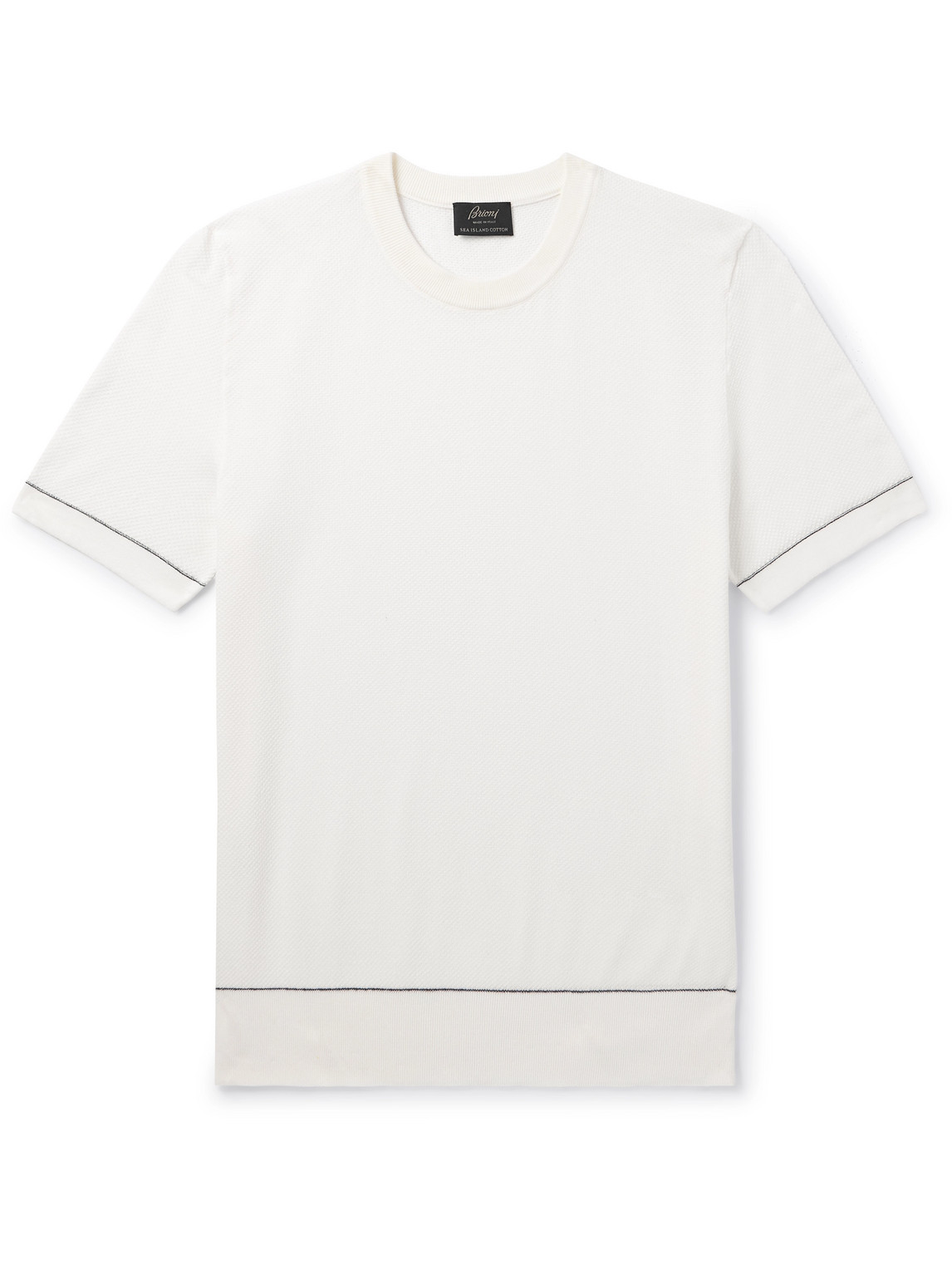 Slim-Fit Sea Island Cotton-Piqué T-Shirt