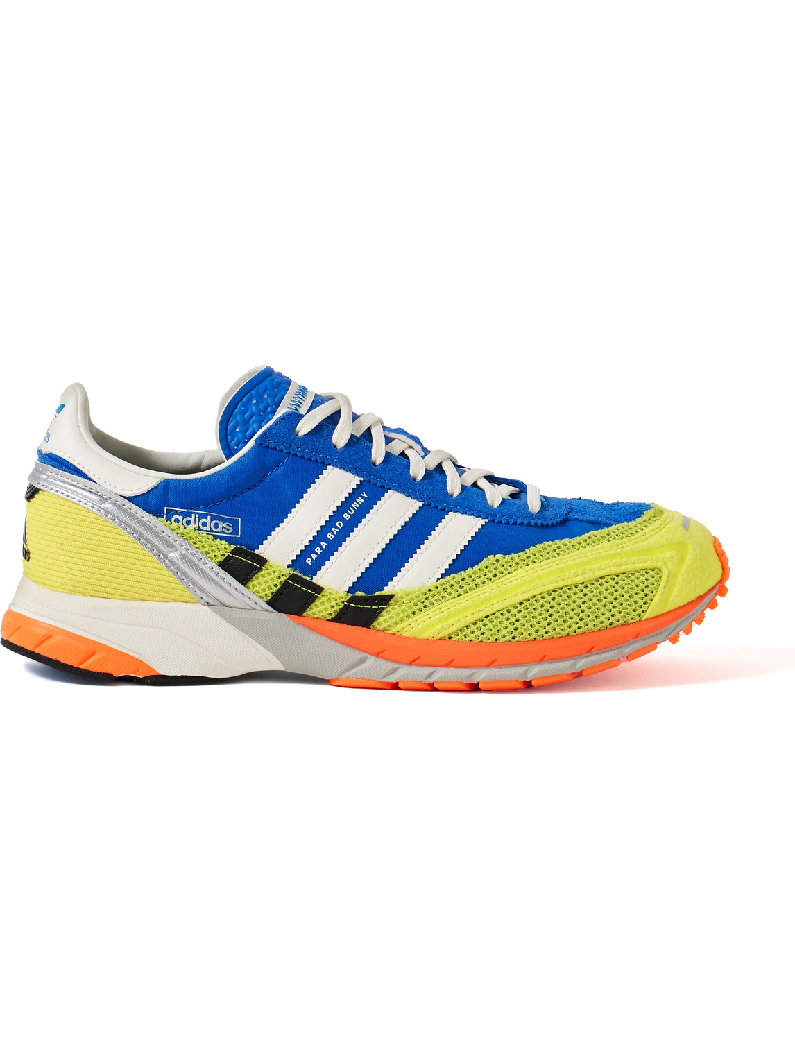 adidas Originals Bad Bunny adiZero SL 72 Suede and Mesh-Trimmed Shell and Leather Sneakers - Men