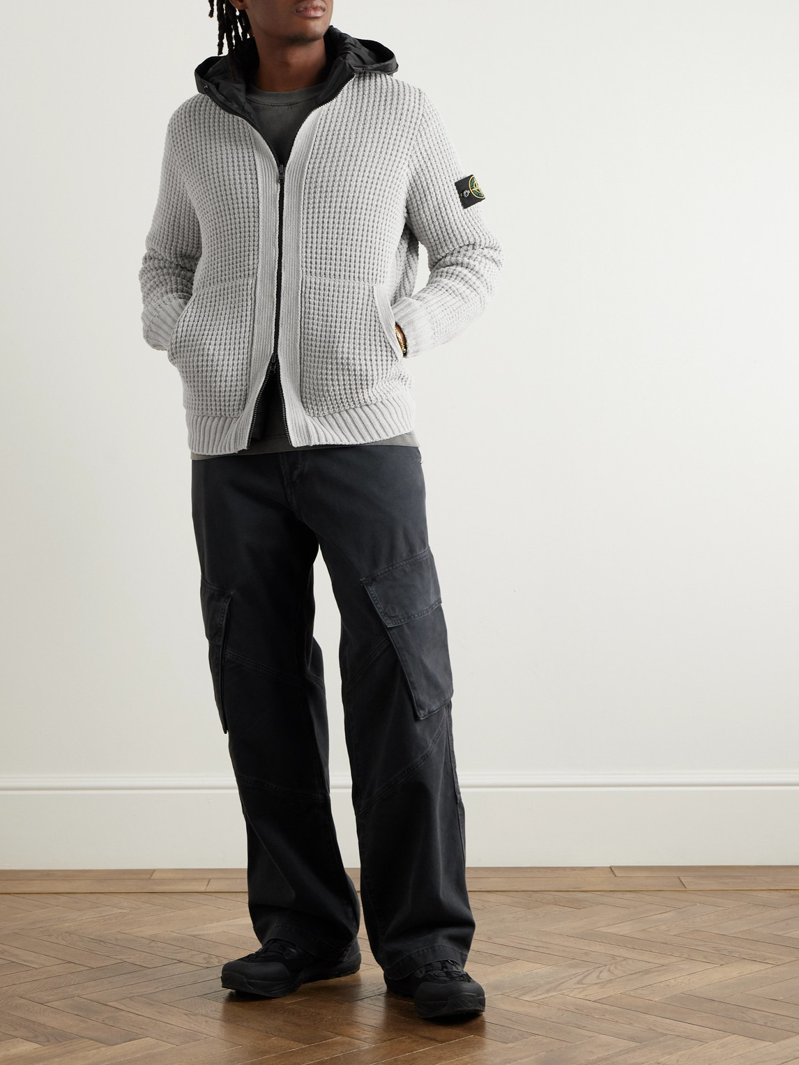 Stone Island - Logo-Appliquéd Reversible Shell and Cotton-Chenille