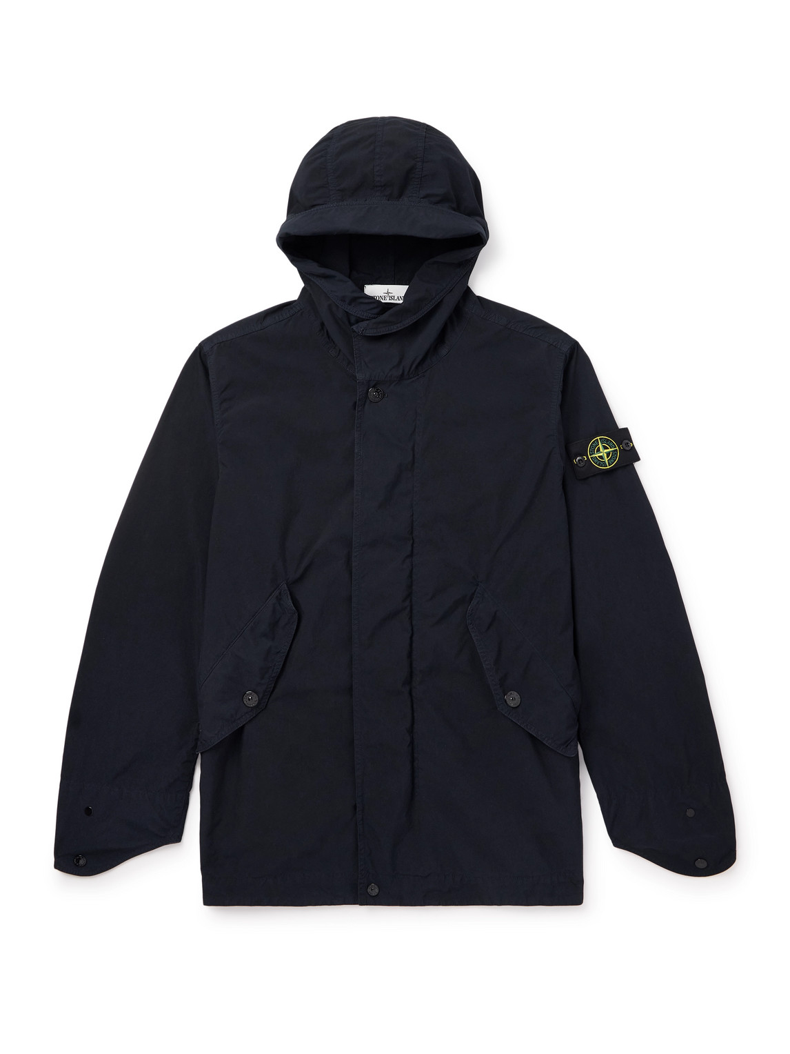 Logo-Appliquéd Shell Parka