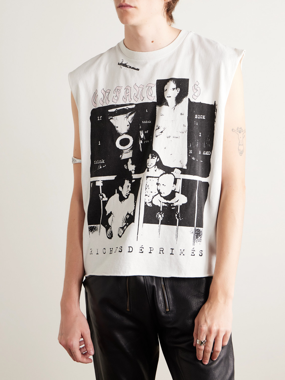 Enfants Riches Deprimes Endless Blockades Logo-print Cotton
