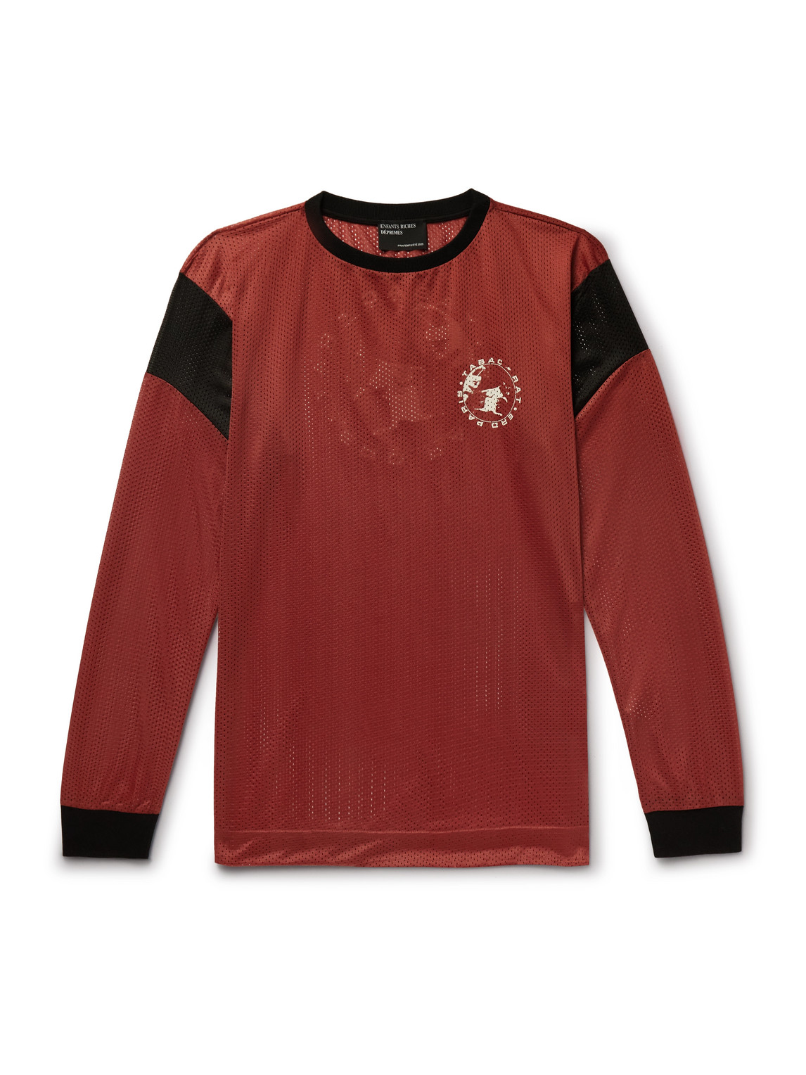 Tabac Rat Slim-Fit Printed Mesh T-Shirt