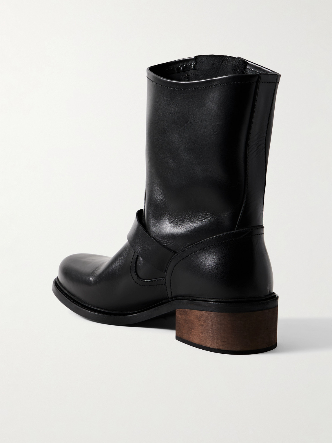 Enfants Riches Deprimes Engineer Buckled Leather Boots