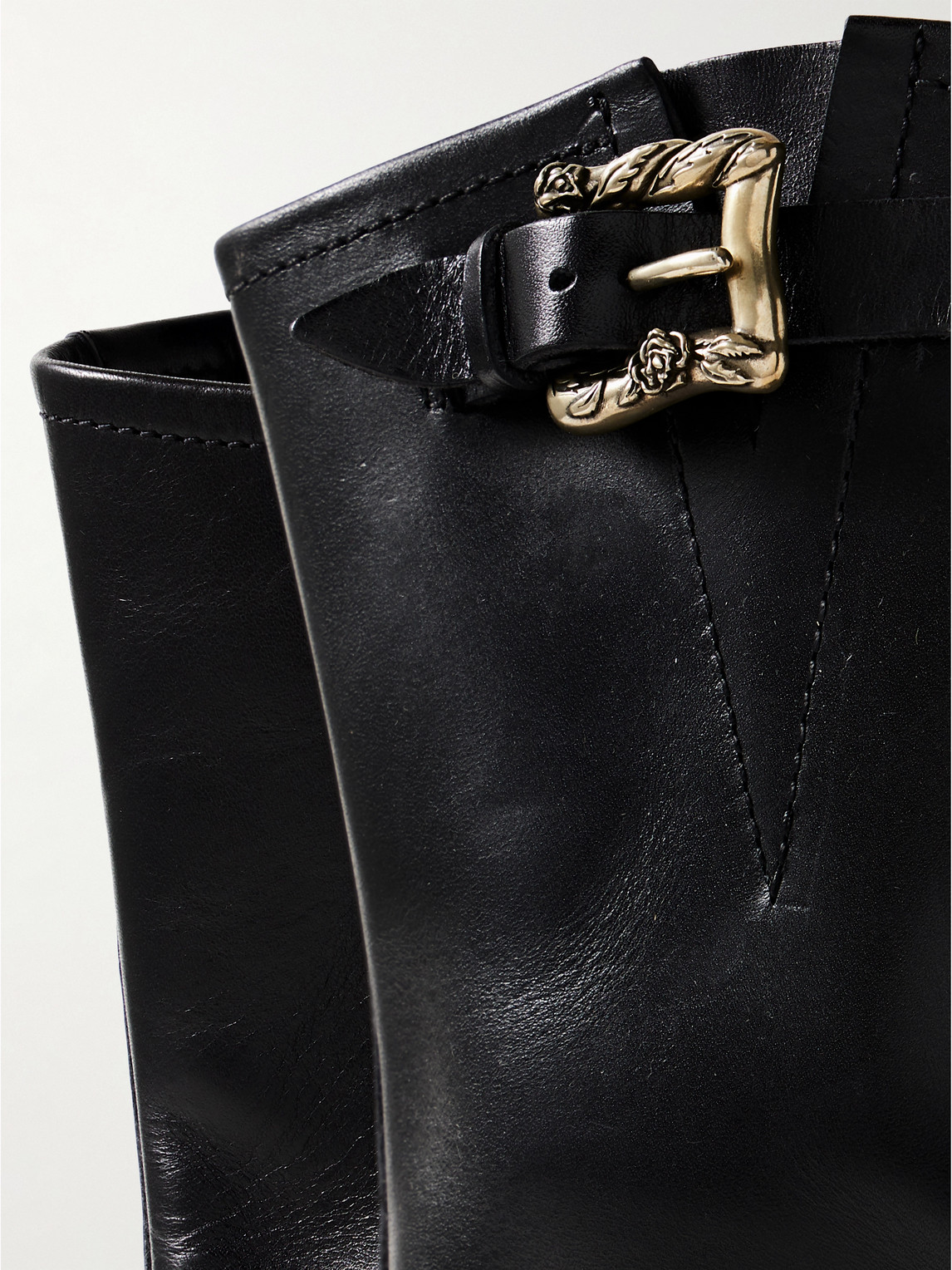 Enfants Riches Deprimes Engineer Buckled Leather Boots