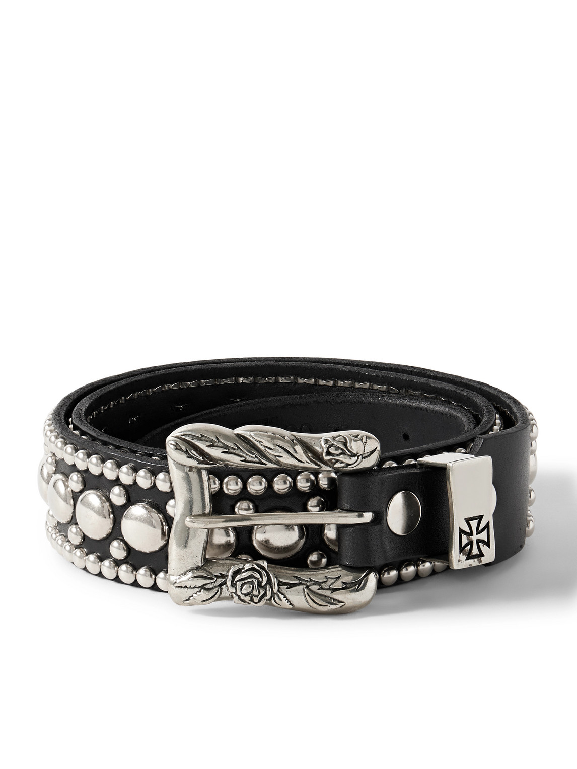 Enfants Riches Deprimes 3.5cm Goodbye Franky Studded Leather Belt In Black