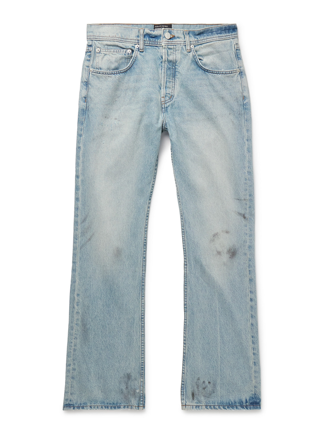 Classic Flared Distressed Jeans