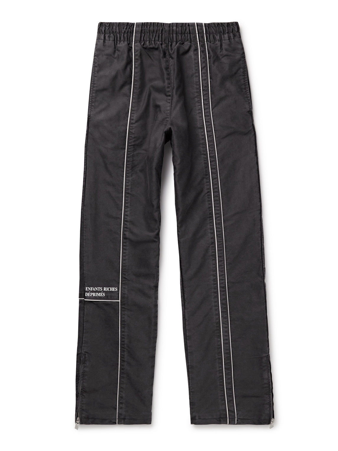 Enfants Riches Deprimes Straight-leg Logo-embroidered Panelled Cotton Track Pants