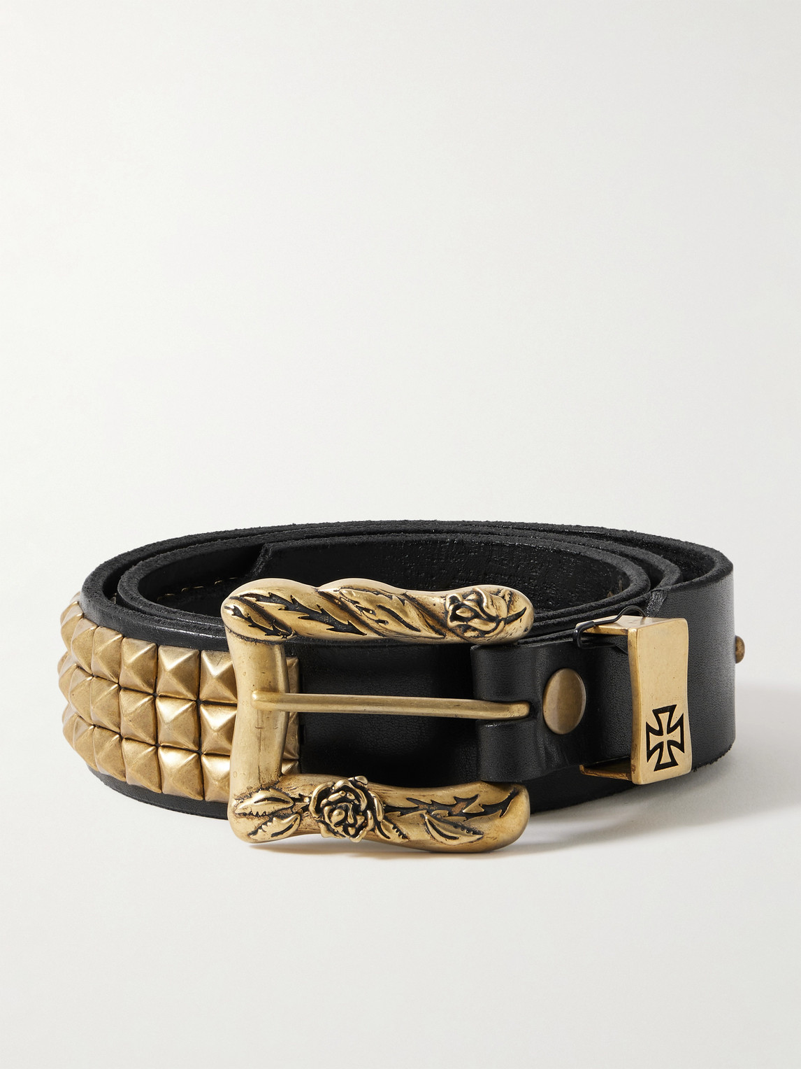 Enfants Riches Déprimés Texas Serenade 3.5cm Embellished Leather Belt - Men