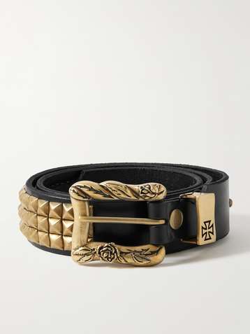 Enfants Riches Déprimés - 2cm Studded Leather Belt Enfants