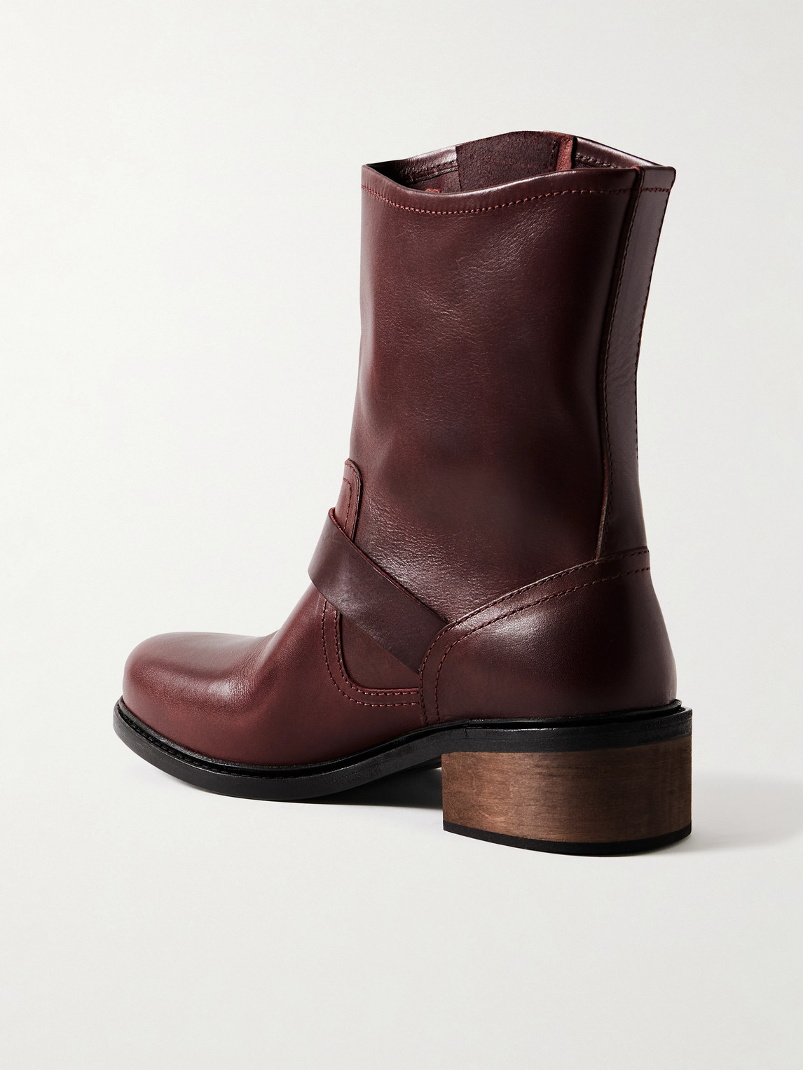 Enfants Riches Deprimes Engineer Buckled Leather Boots