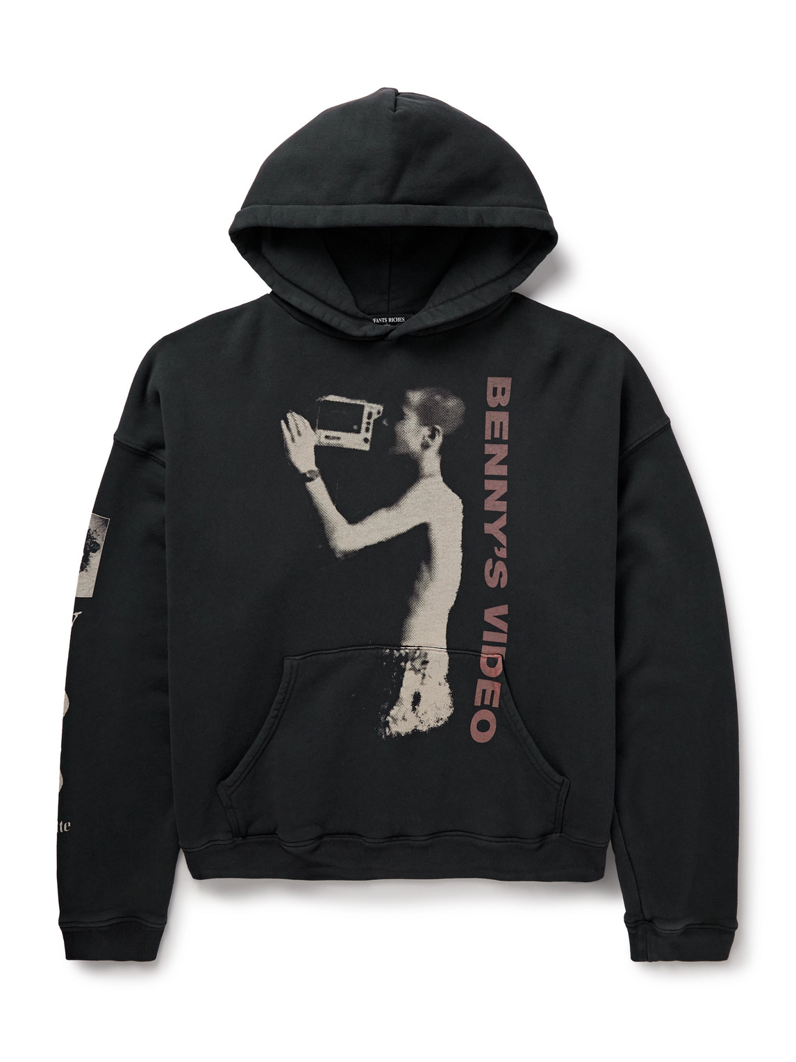 Benny's Video Printed Cotton-Jersey Hoodie