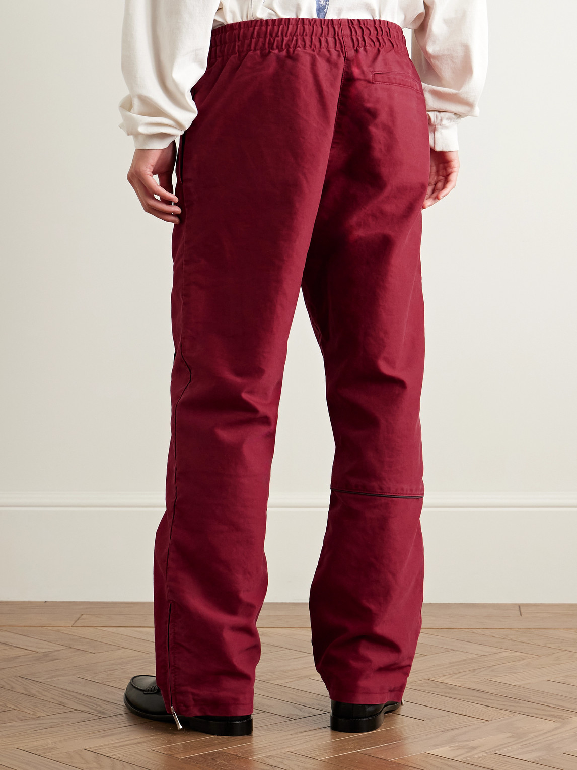 Enfants Riches Deprimes Straight-leg Logo-embroidered Panelled Cotton Track Pants