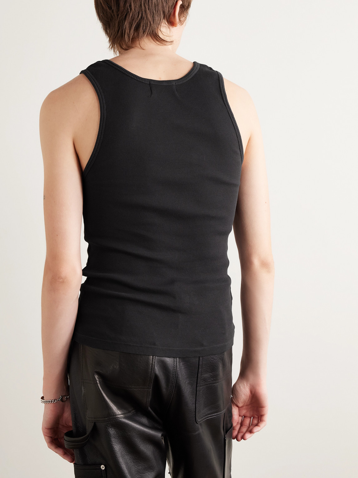 Enfants Riches Deprimes Enfants En Chain Printed Ribbed Cotton Tank Top