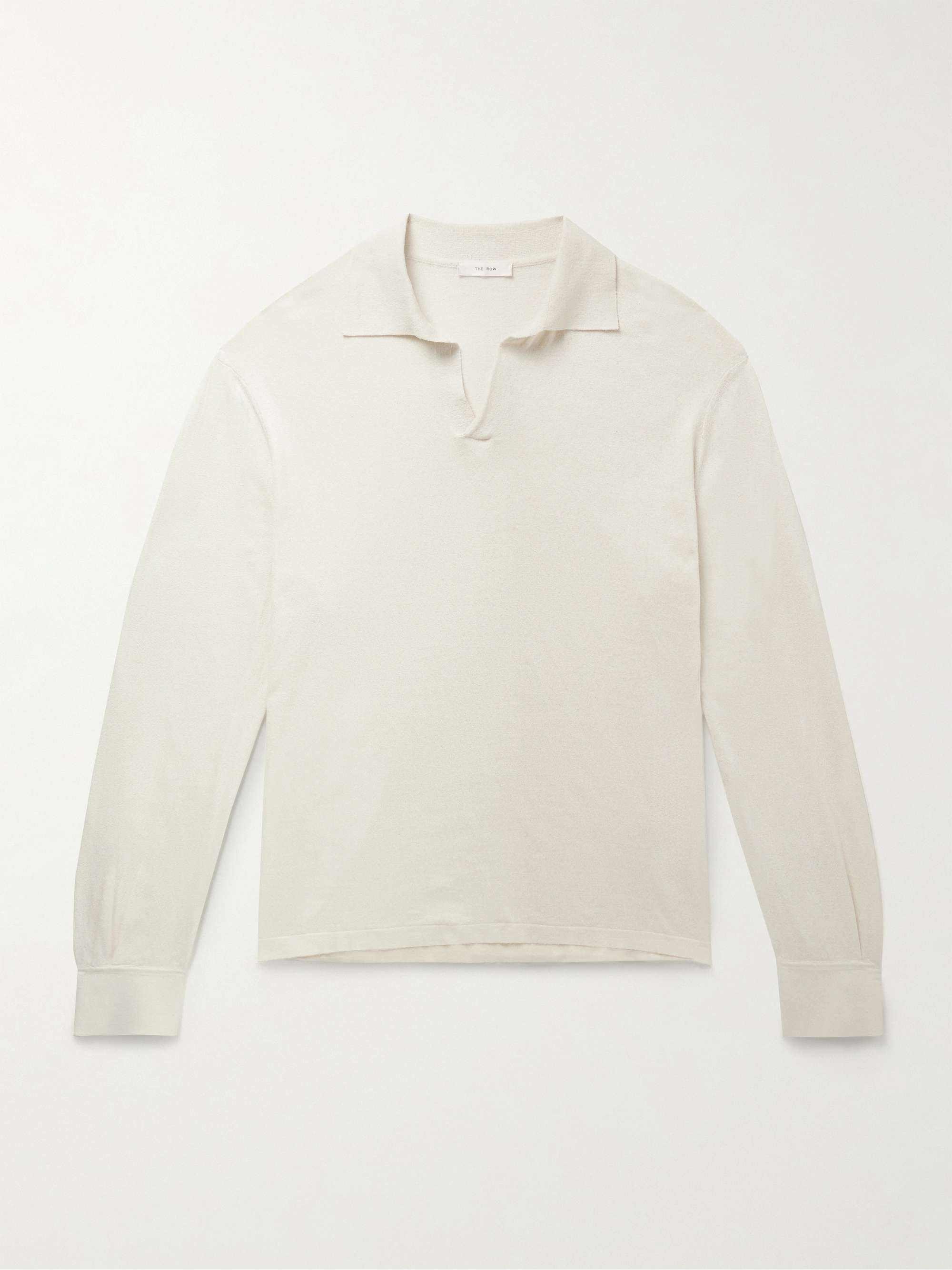 BURBERRY Cable-Knit Polo Shirt for Men | MR PORTER