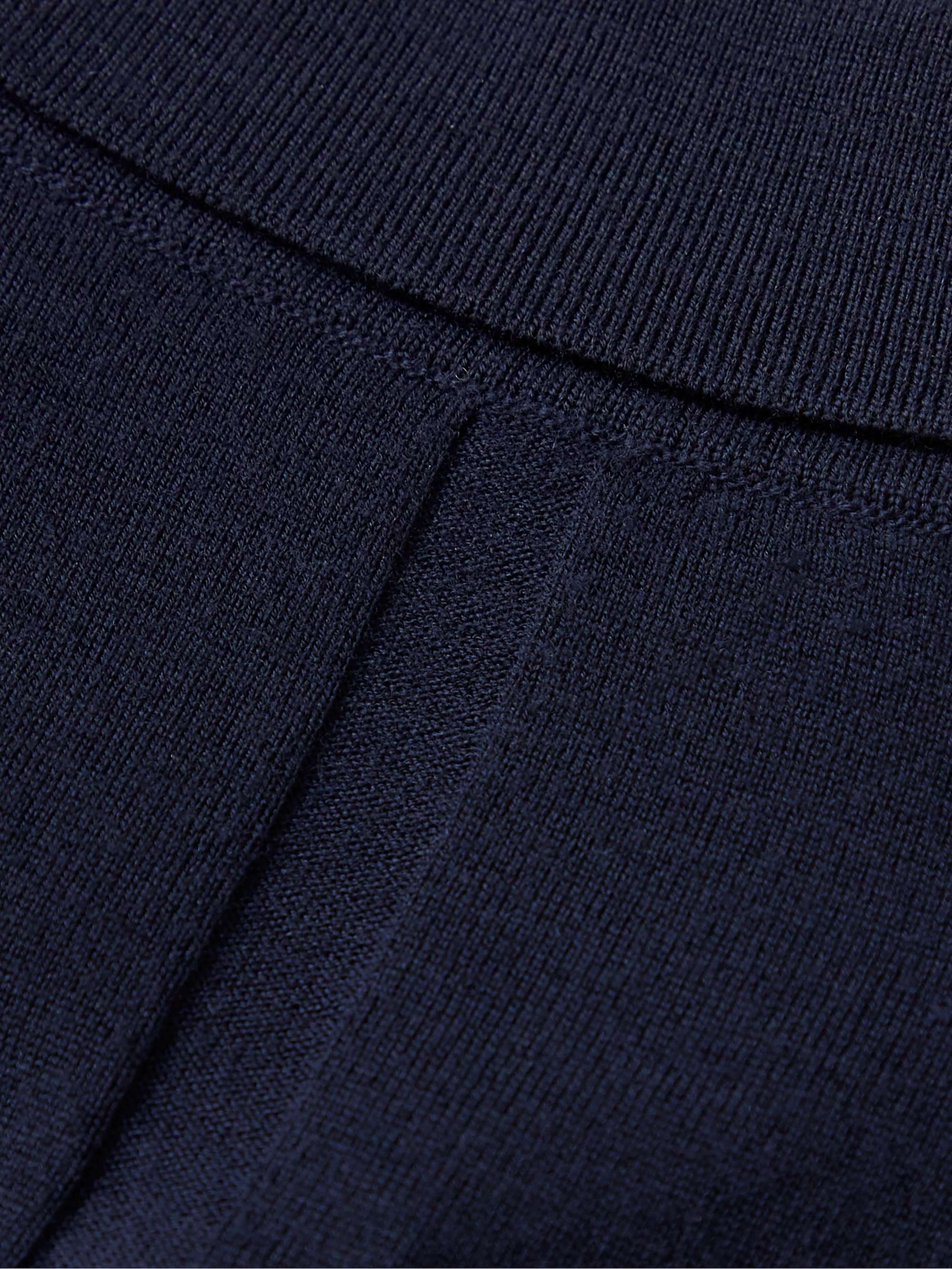 THE ROW Djon Wool Polo Shirt