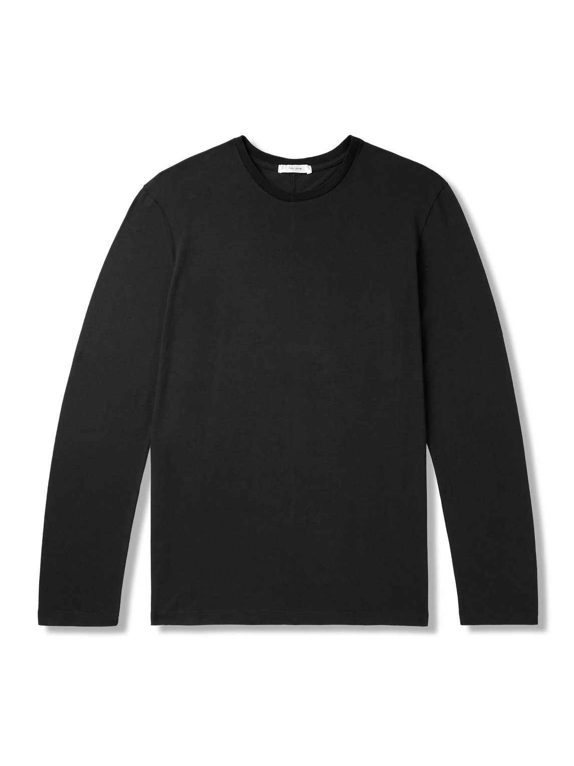 The Row Kirk Cotton-jersey T-shirt In Black