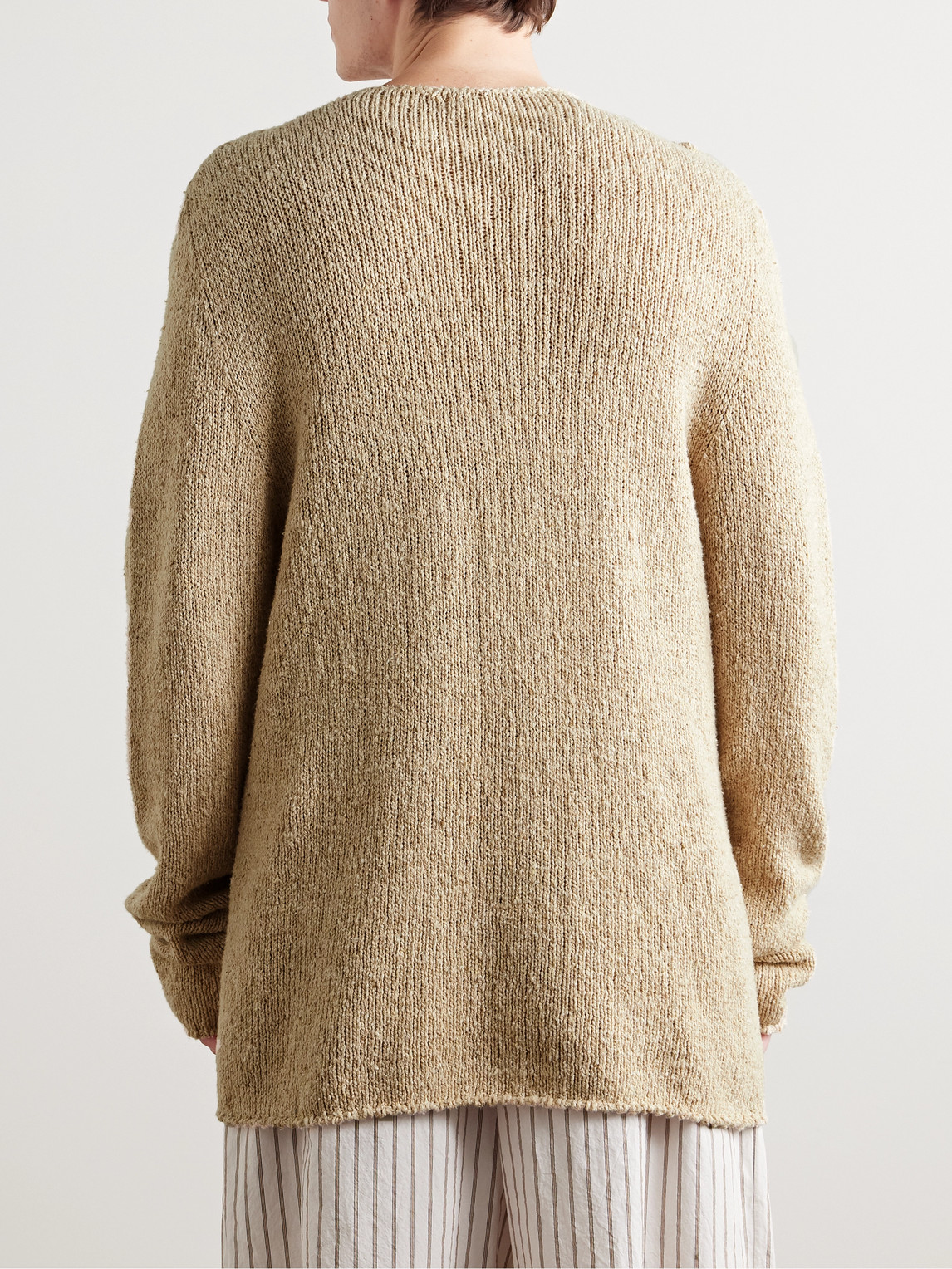 The Row Kalen Cotton Sweater In Neutrals
