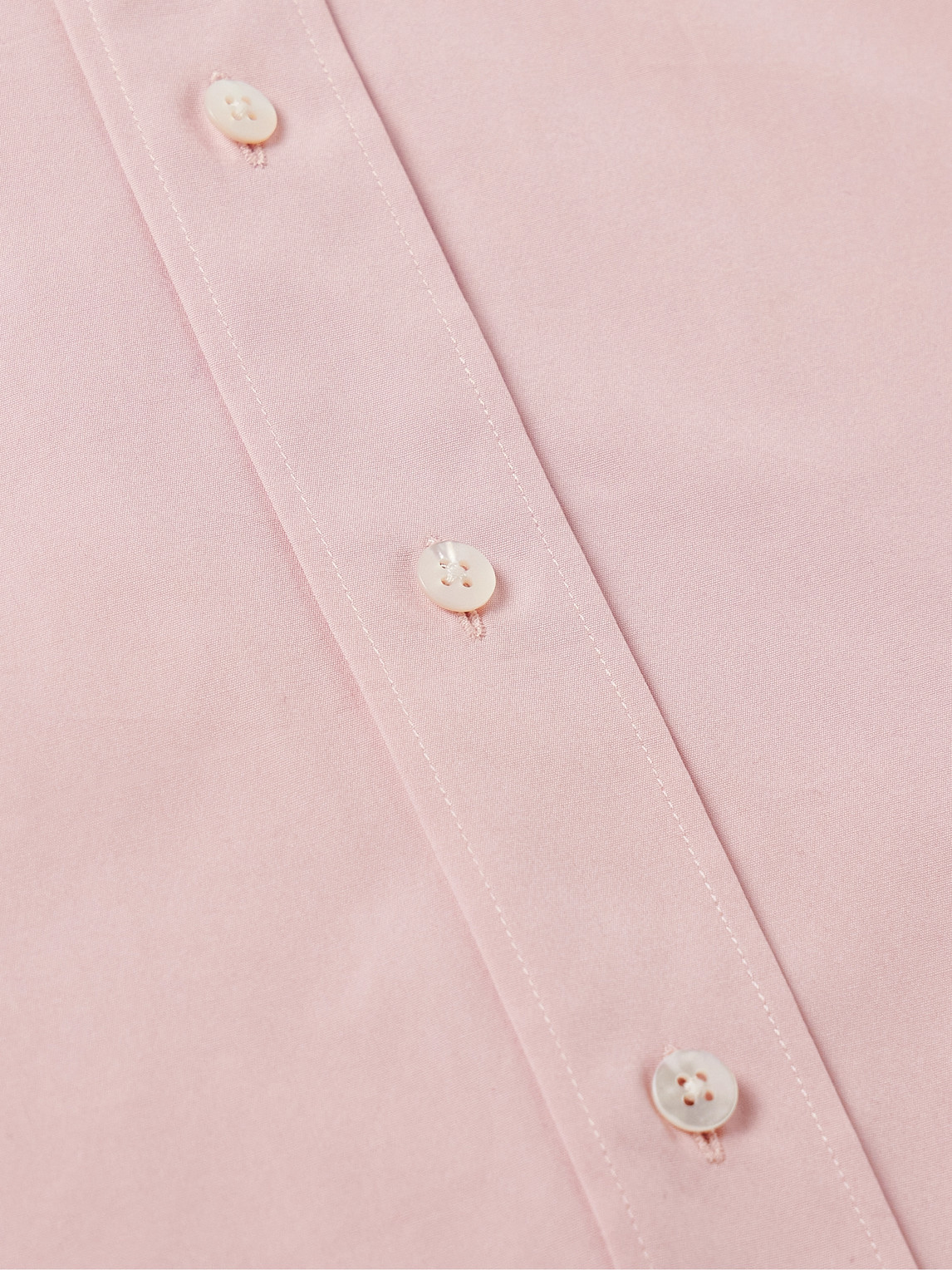 The Row Penn Oversized Cotton-poplin Shirt In Pink