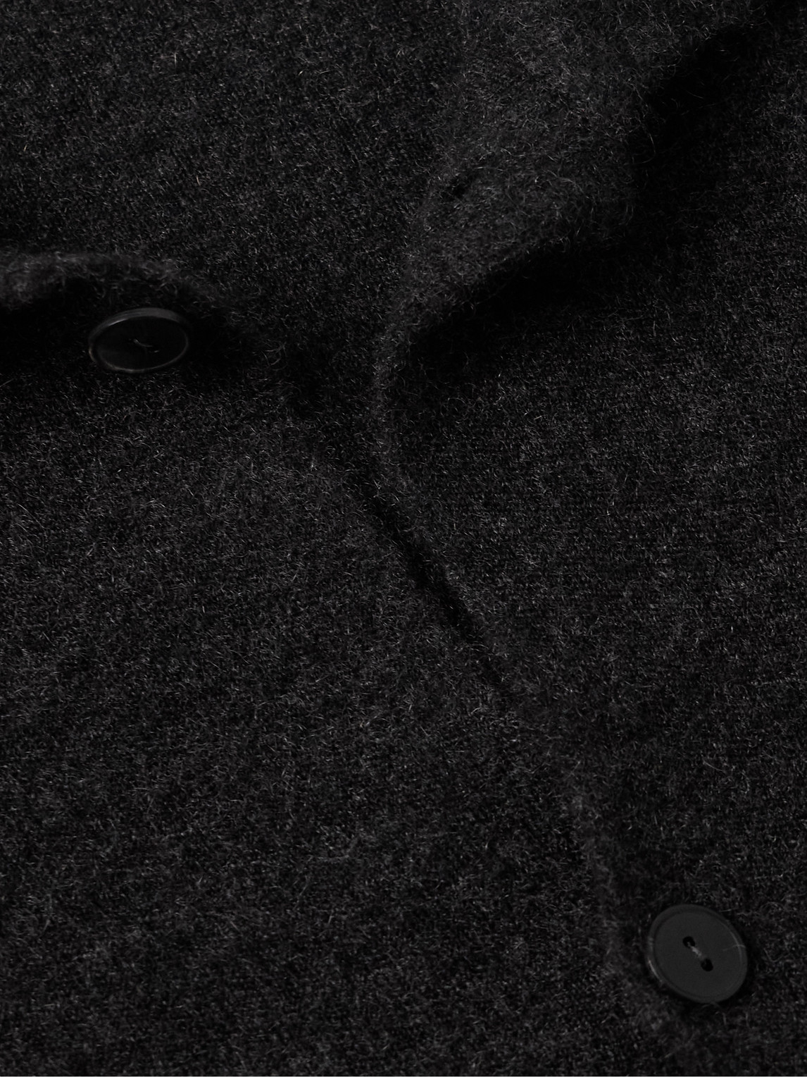 The Row Iverson Cashmere Cardigan In Black