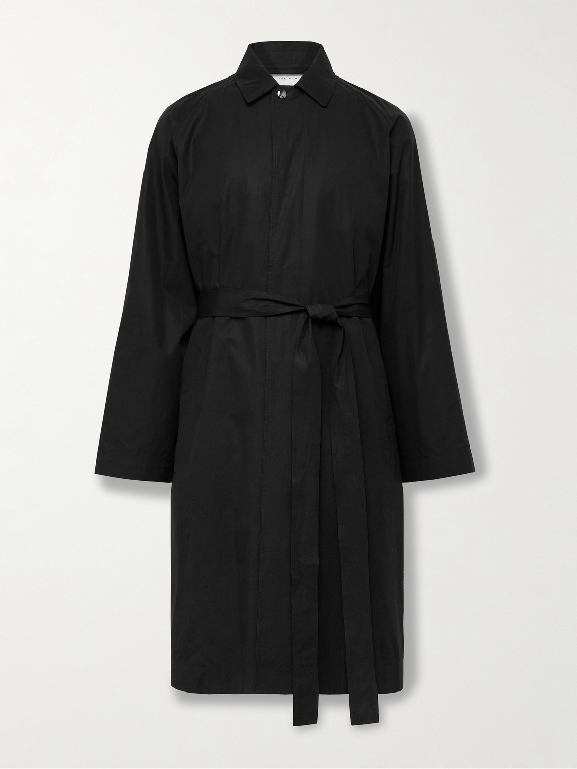 Eugene Belted Cotton-Poplin Coat