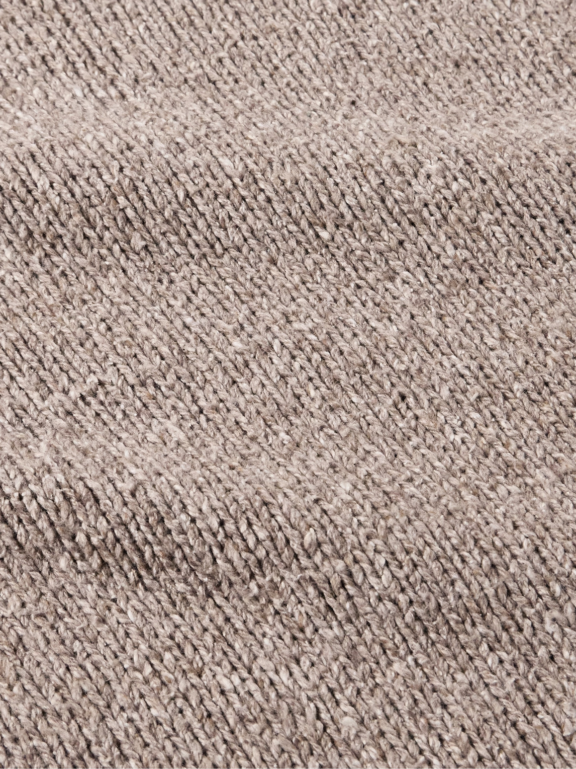 The Row Ryoko Cotton Rollneck Sweater In Brown