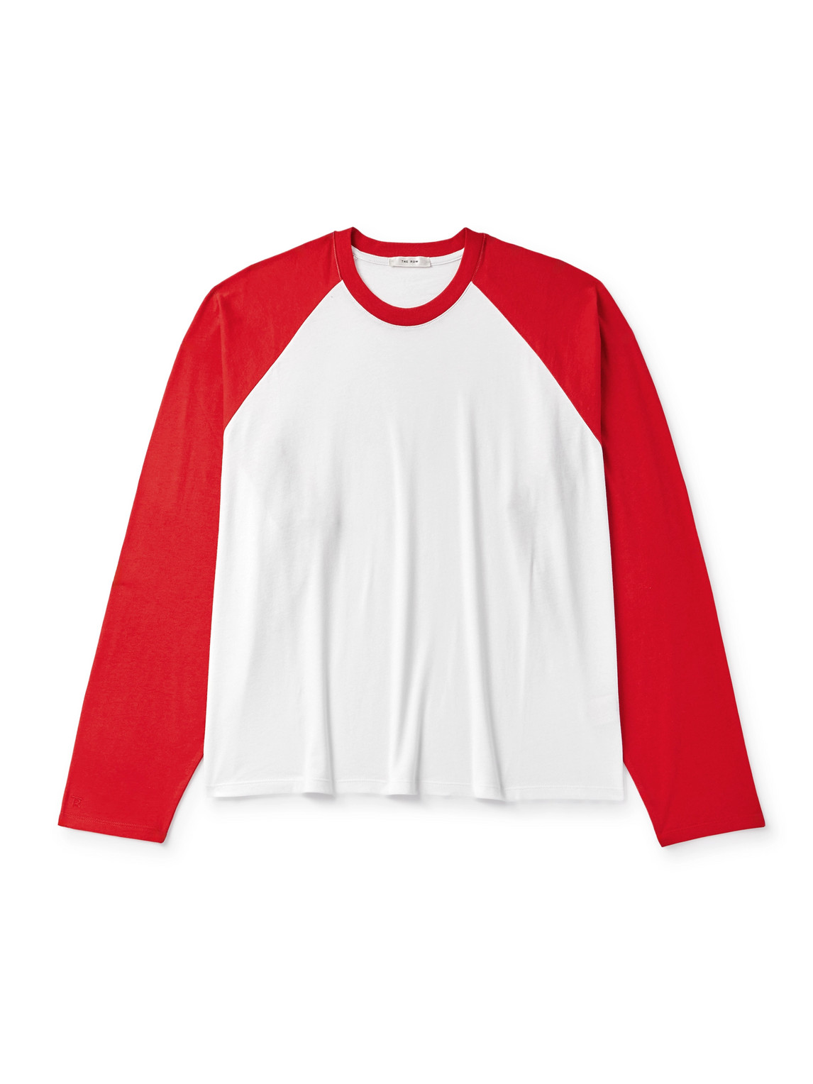送料込/関税込■The Row■Jameson コットンジャージー Tシャツ Jameson T-Shirt Red in Organic Cotton – The Row