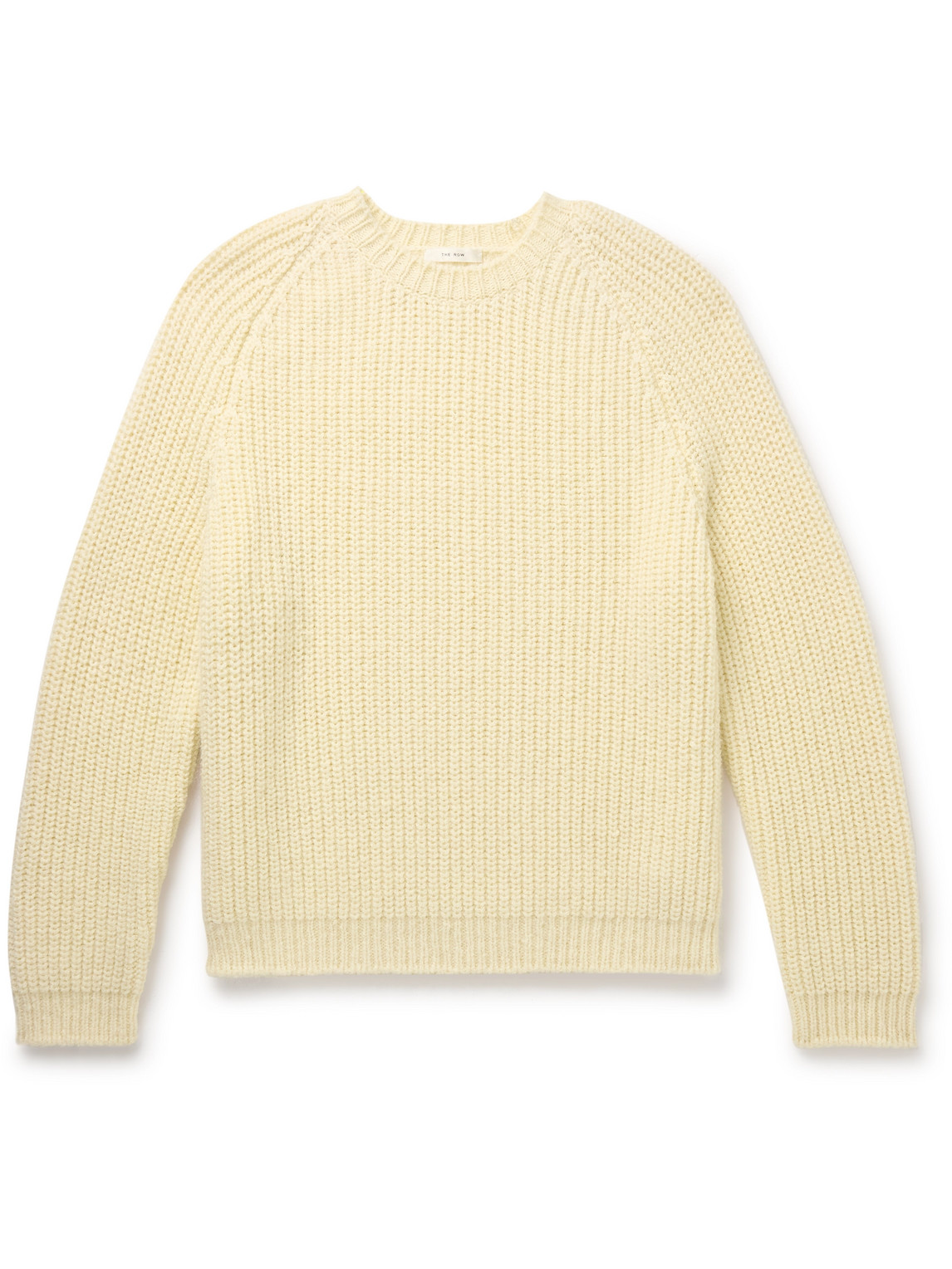 Shop The Row Adonis Ribbed-knit Sweater In Neutrals