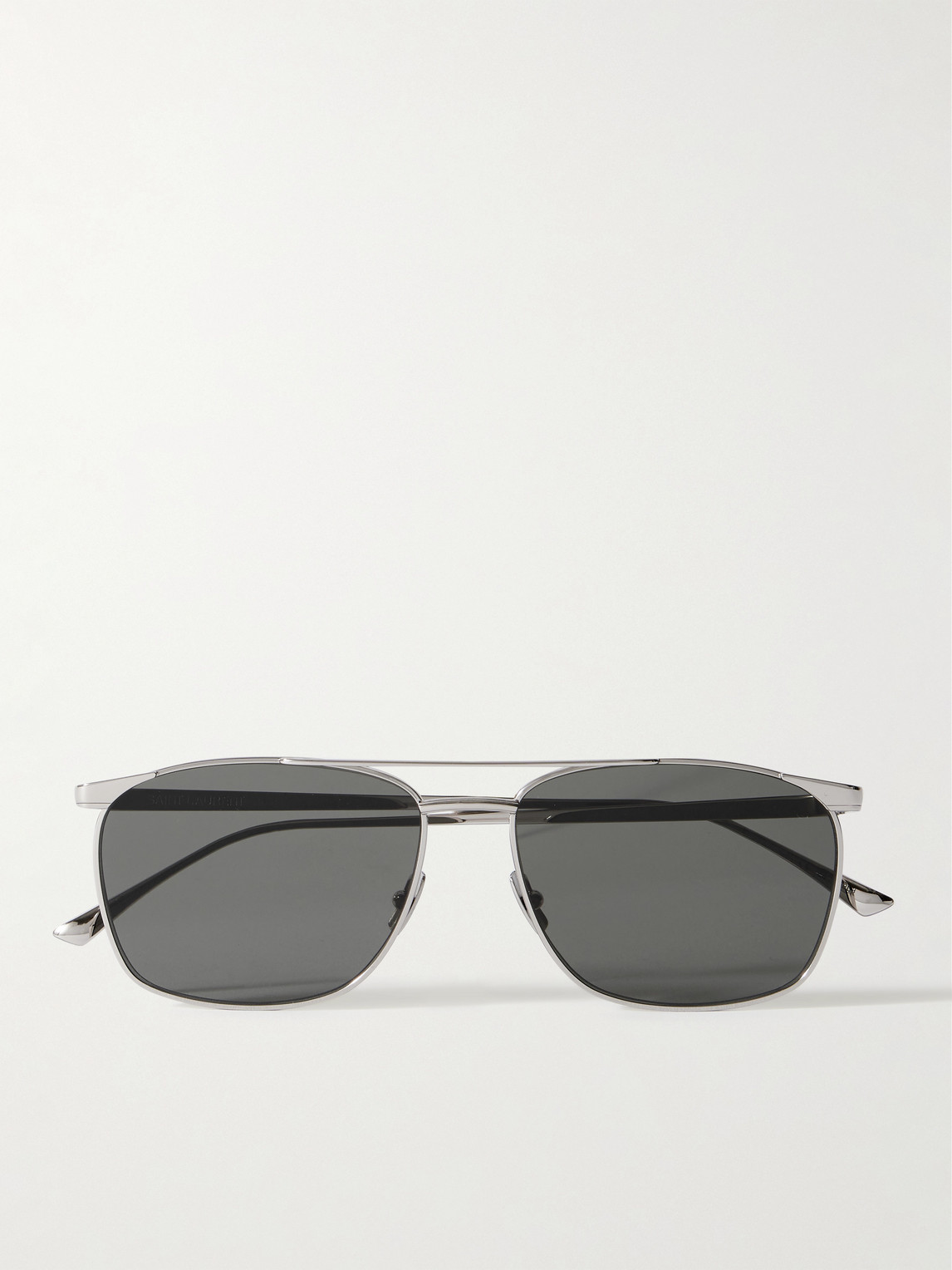 Saint Laurent Aviator-Style Silver-Tone Sunglasses - Men