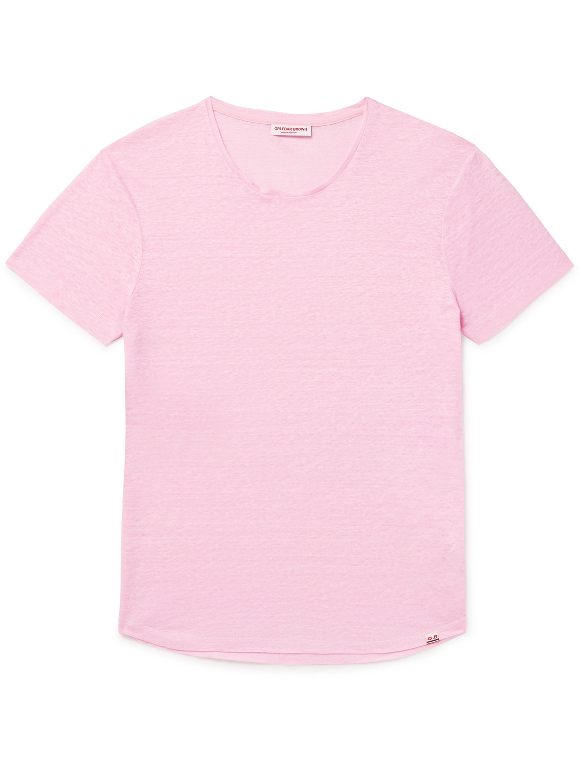 Slim-Fit Linen-Jersey T-Shirt