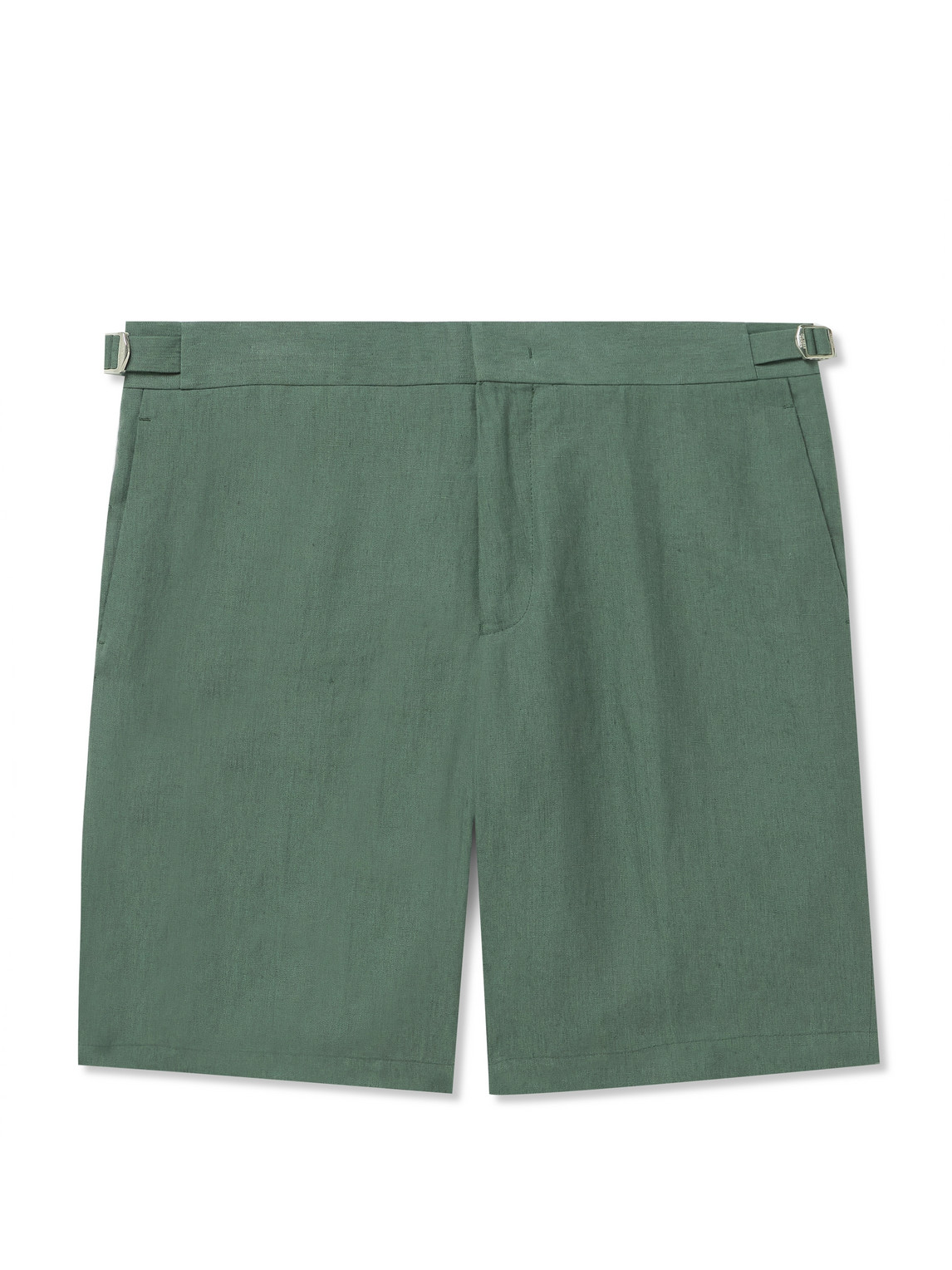 Norwich Straight-Leg Linen Shorts