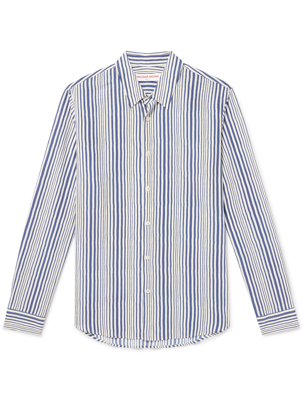 Orlebar Brown Giles Slim-fit Striped Lyocell Shirt
