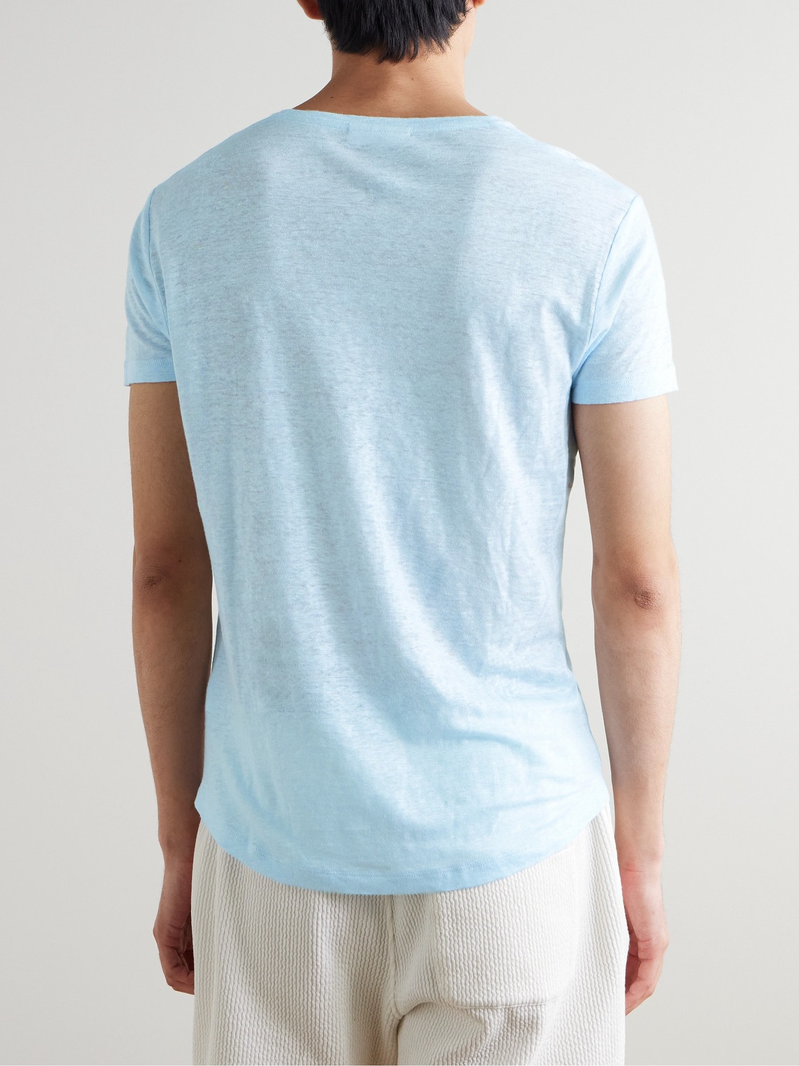 Orlebar Brown Ob-t Slim-fit Linen-jersey T-shirt