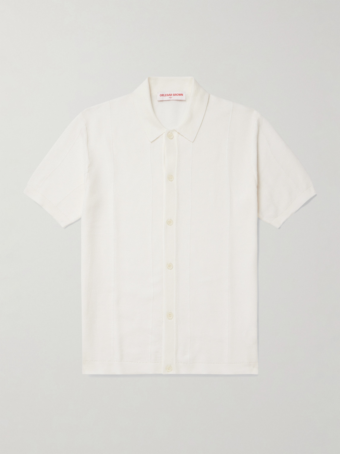 Orlebar Brown Tiernan Ribbed Cotton hirt - Men