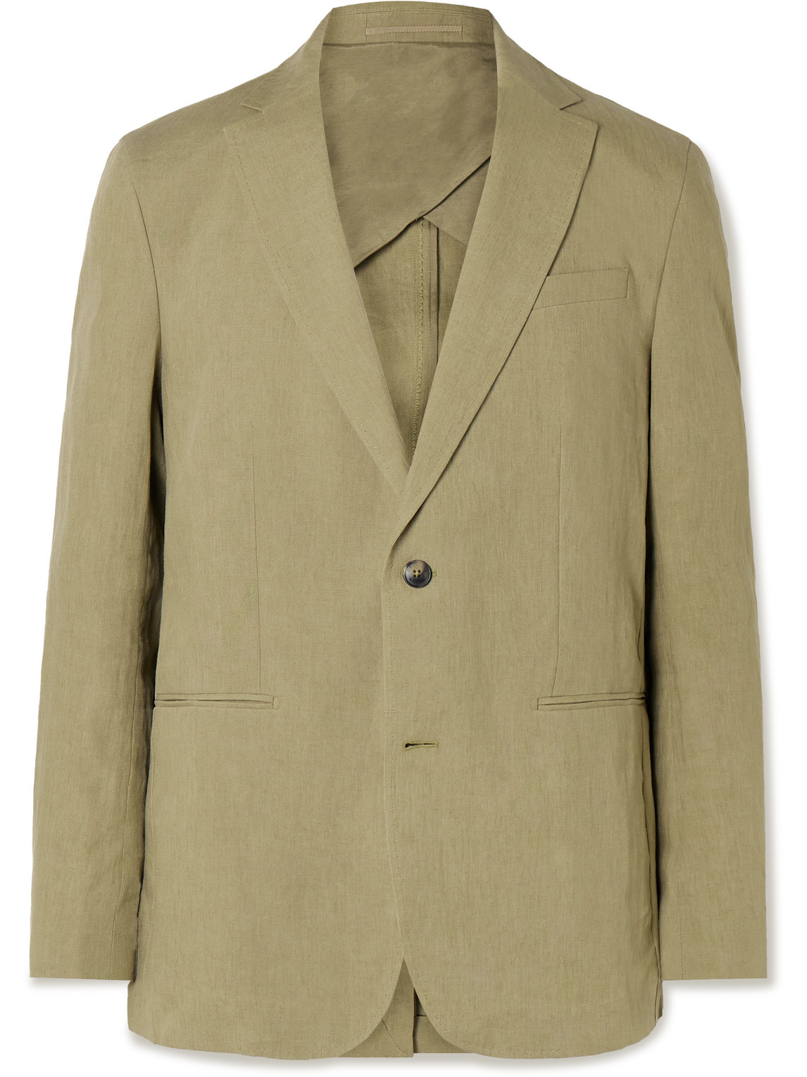 Garret Unstructured Linen Suit Jacket
